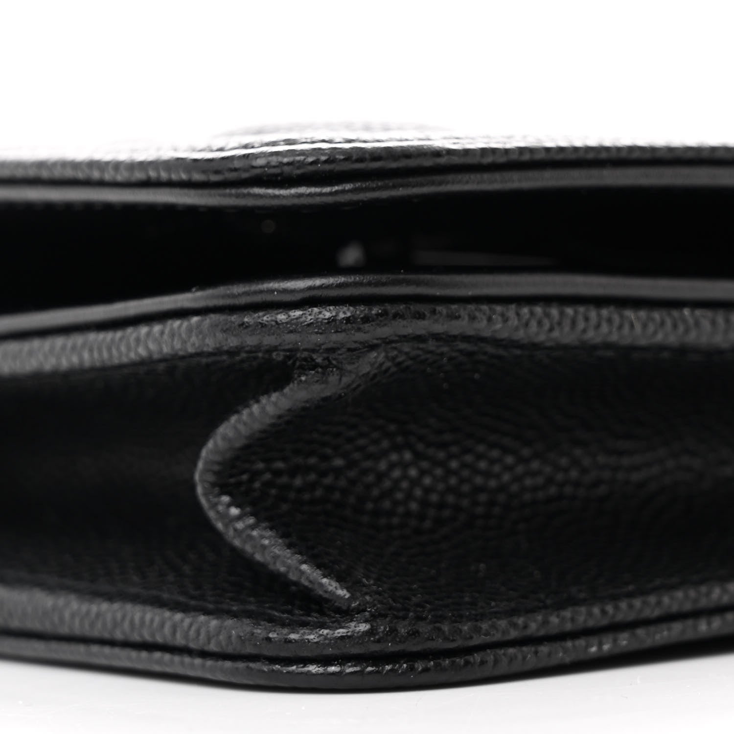 Chanel Caviar Quilted Boy Wallet On Chain WOC Black 9 of 11