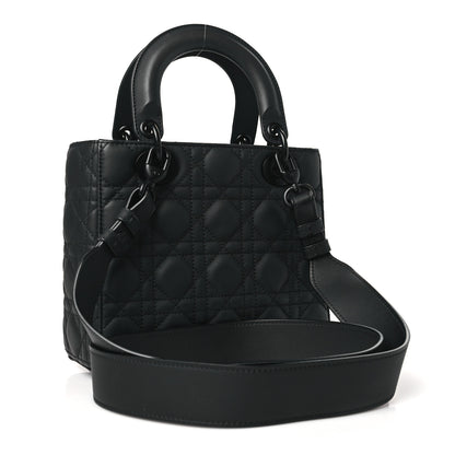 Christian Dior Ultra Matte Calfskin Cannage Small My ABCDior Lady Dior Black 3 of 9