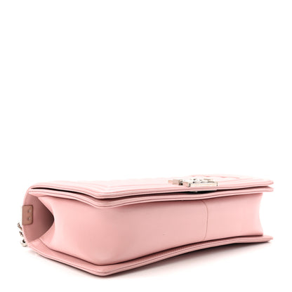 Chanel Calfskin Quilted Medium Boy Flap Light Pink 4 of 10