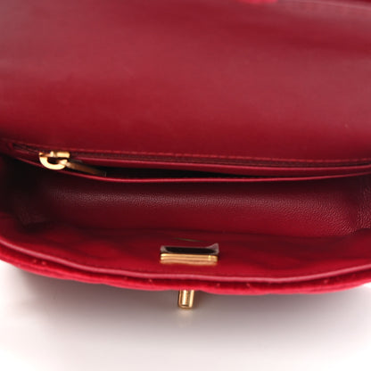 Chanel Velvet Enamel Mini Flap Red 5 of 13