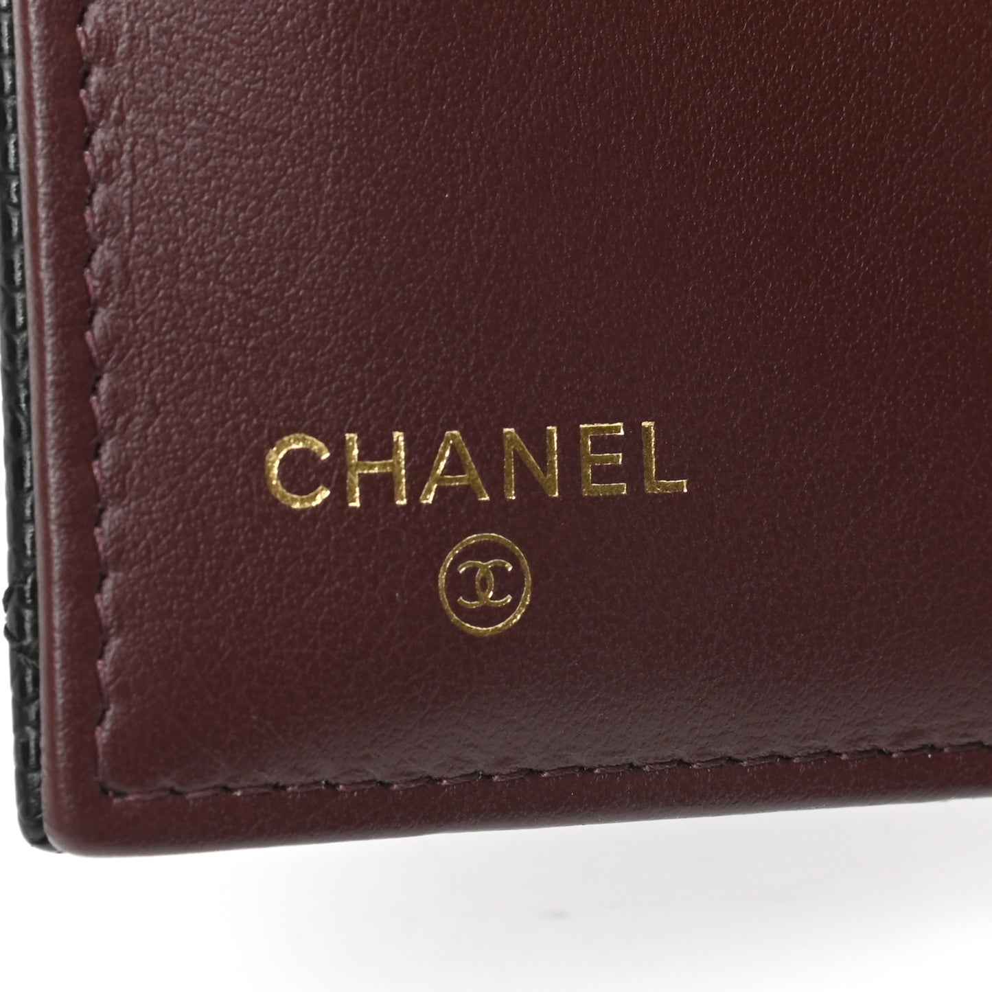 Caviar Quilted Small Flap Wallet Black