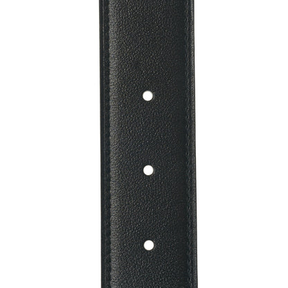 Hermes Box Togo 32mm Belt Strap 100 40 Black Bleu Encre 5 of 5
