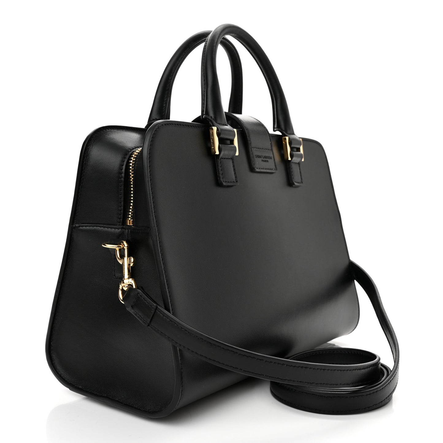 Calfskin Monogram Baby Cabas Black