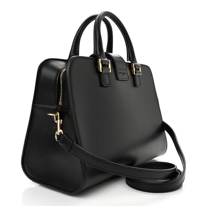 Saint Laurent Calfskin Monogram Baby Cabas Black 3 of 9