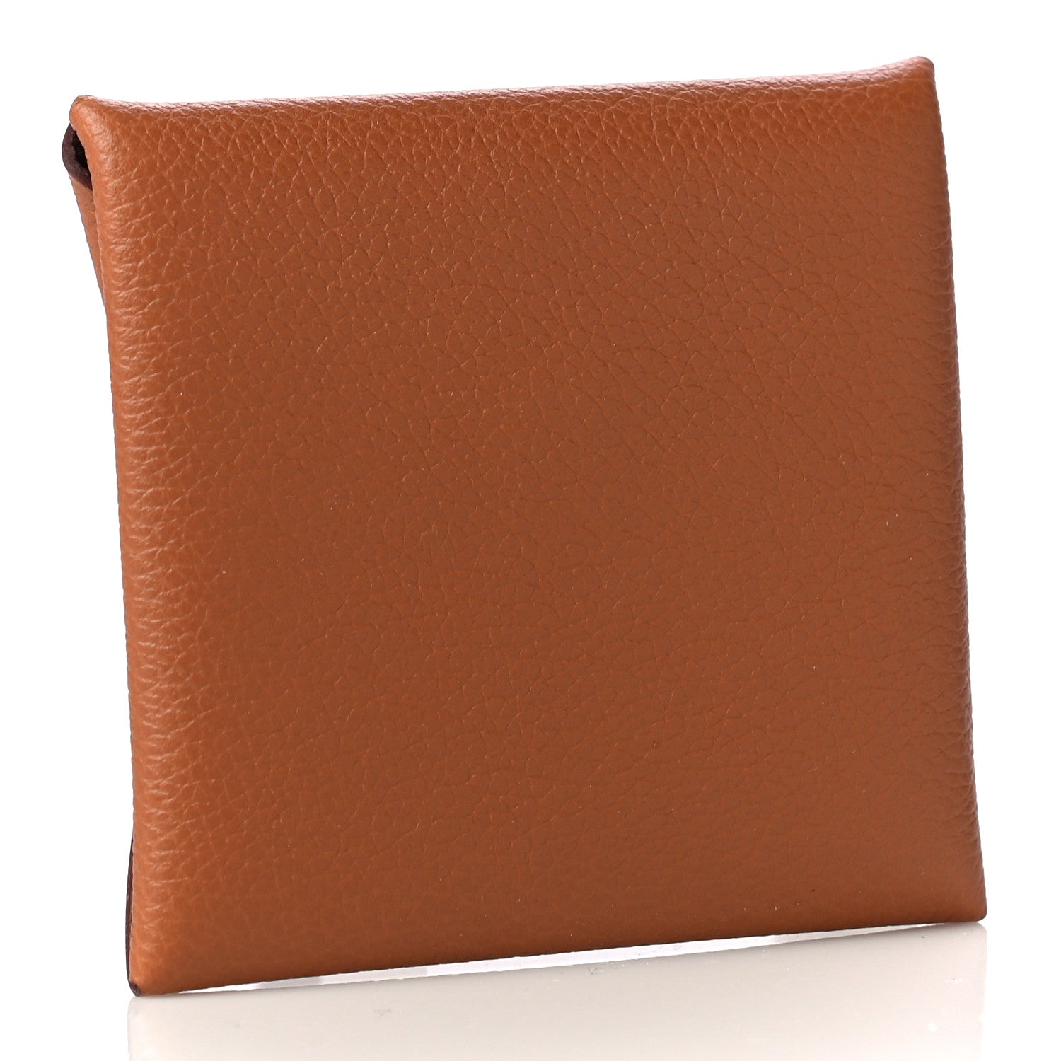 Hermes Evercolor Bastia Verso Coin Purse Gold Beige De Weimar 2 of 4