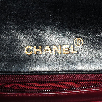 Chanel Lambskin Quilted Mini Square Flap Black 8 of 10