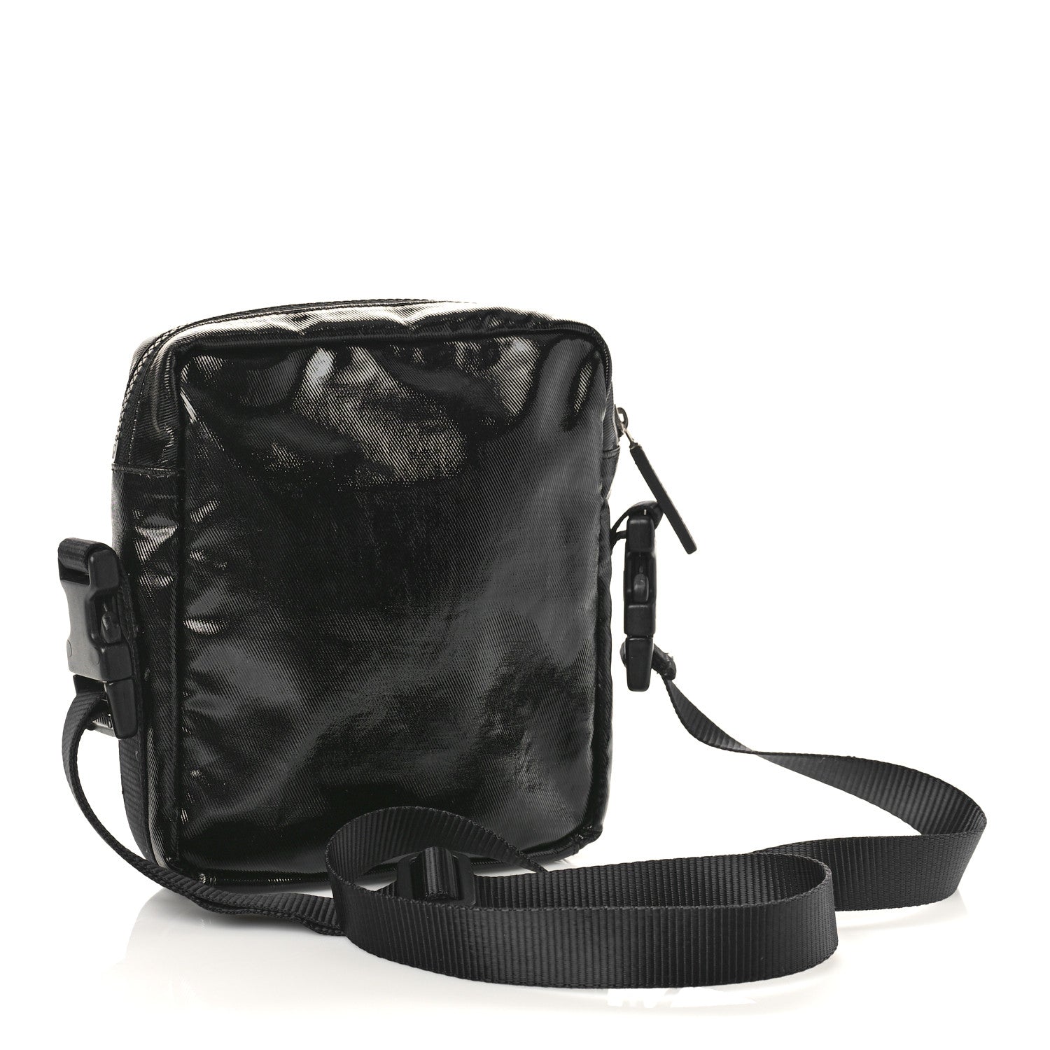 Chanel Coated Canvas Sport Crossbody Black 2 of 11