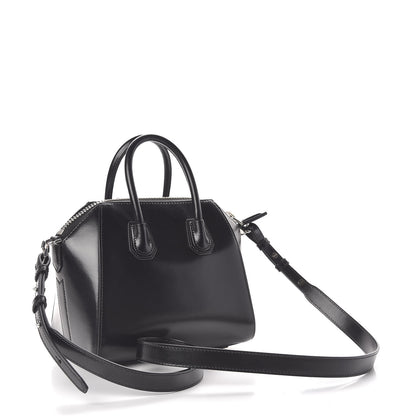 Givenchy Shiny Lord Calfskin Mini Antigona Black 3 of 10