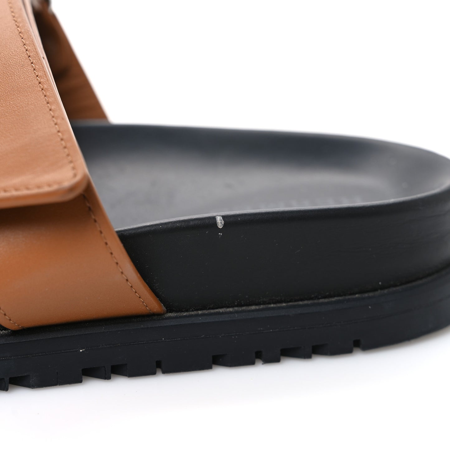 Calfskin Womens Chypre Sandals 36 Naturel