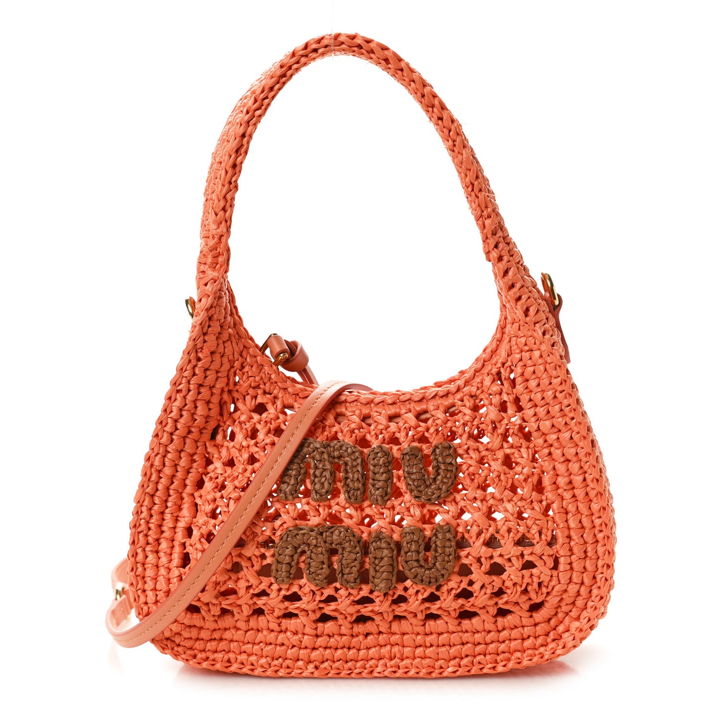 Fabric Crochet Wander Hobo Tulipano Cognac