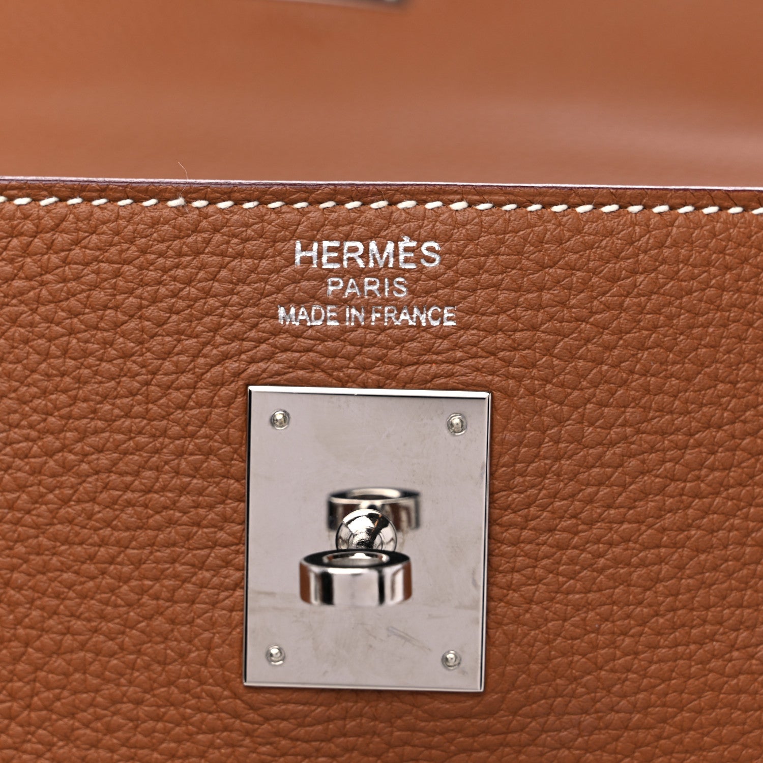 Hermes Togo Kelly Retourne 35 Gold 5 of 11