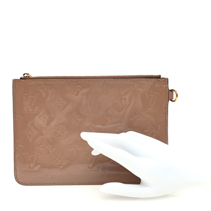Louis Vuitton Vernis Long Beach Neverfull PM Pochette Taupe Glace 2 of 6