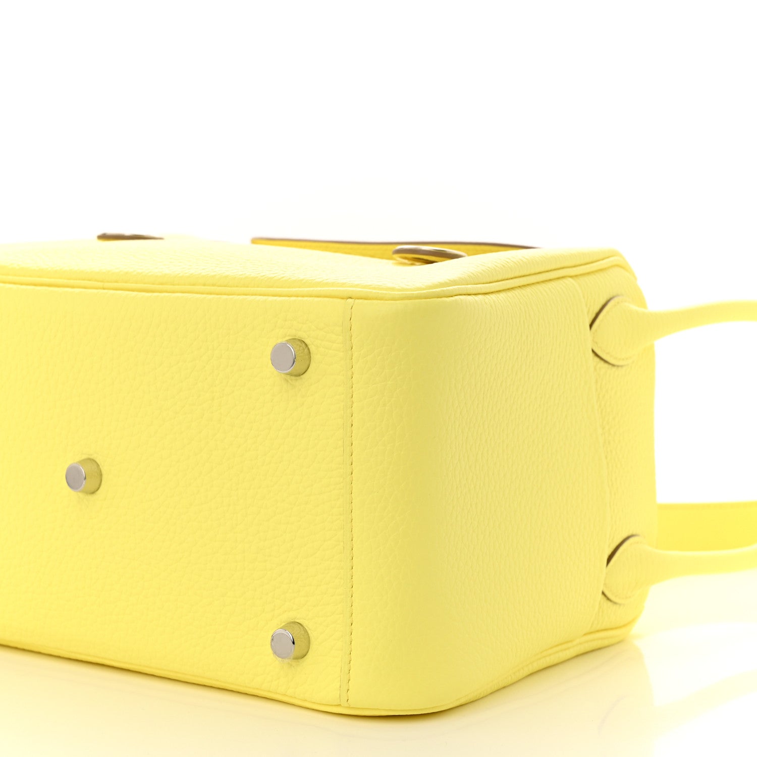 Hermes Taurillon Clemence Lindy 26 Limoncello 10 of 11