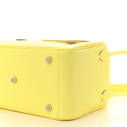 Hermes Taurillon Clemence Lindy 26 Limoncello 10 of 11