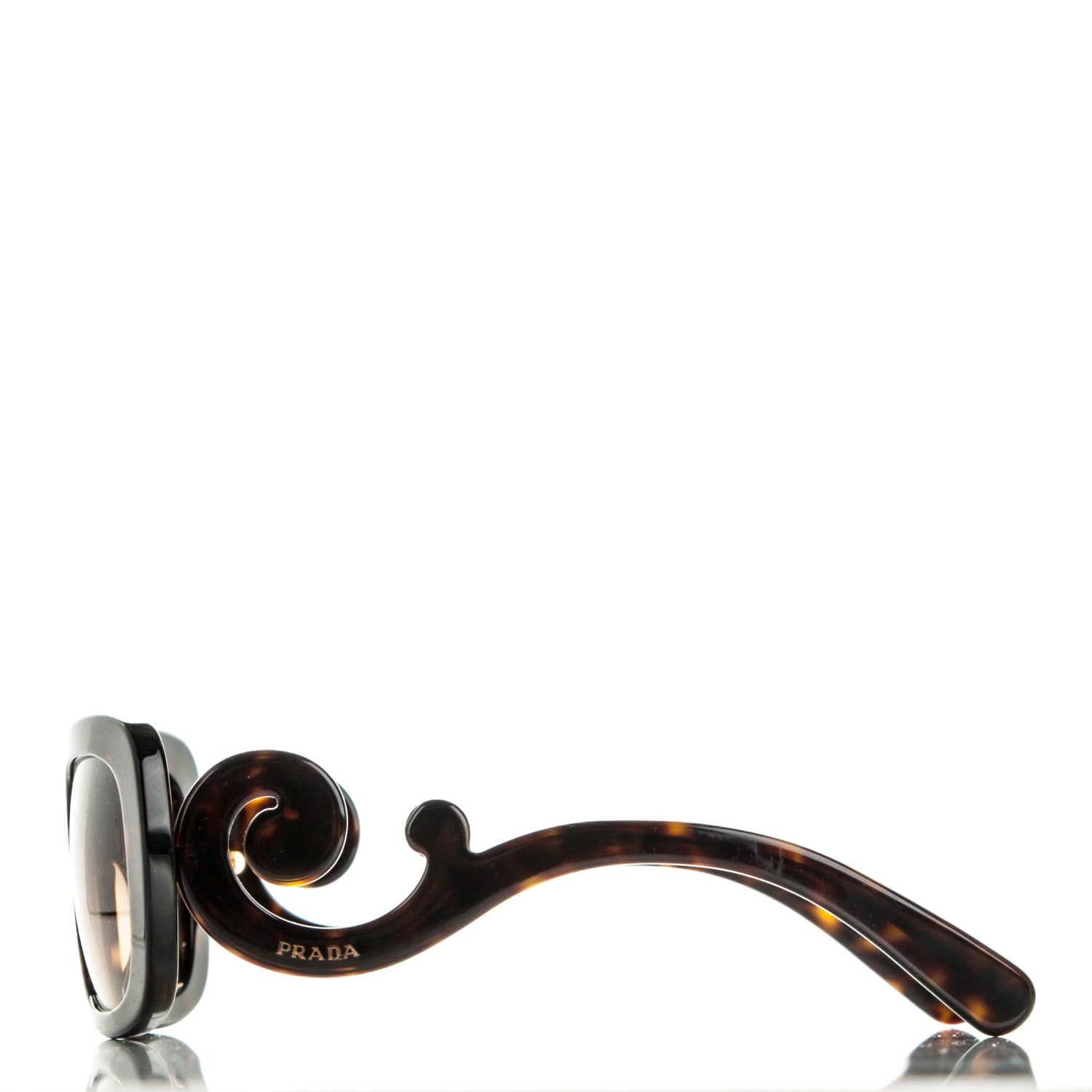 Prada Acetate Baroque Sunglasses SPR 27O Tortoise 2 of 7