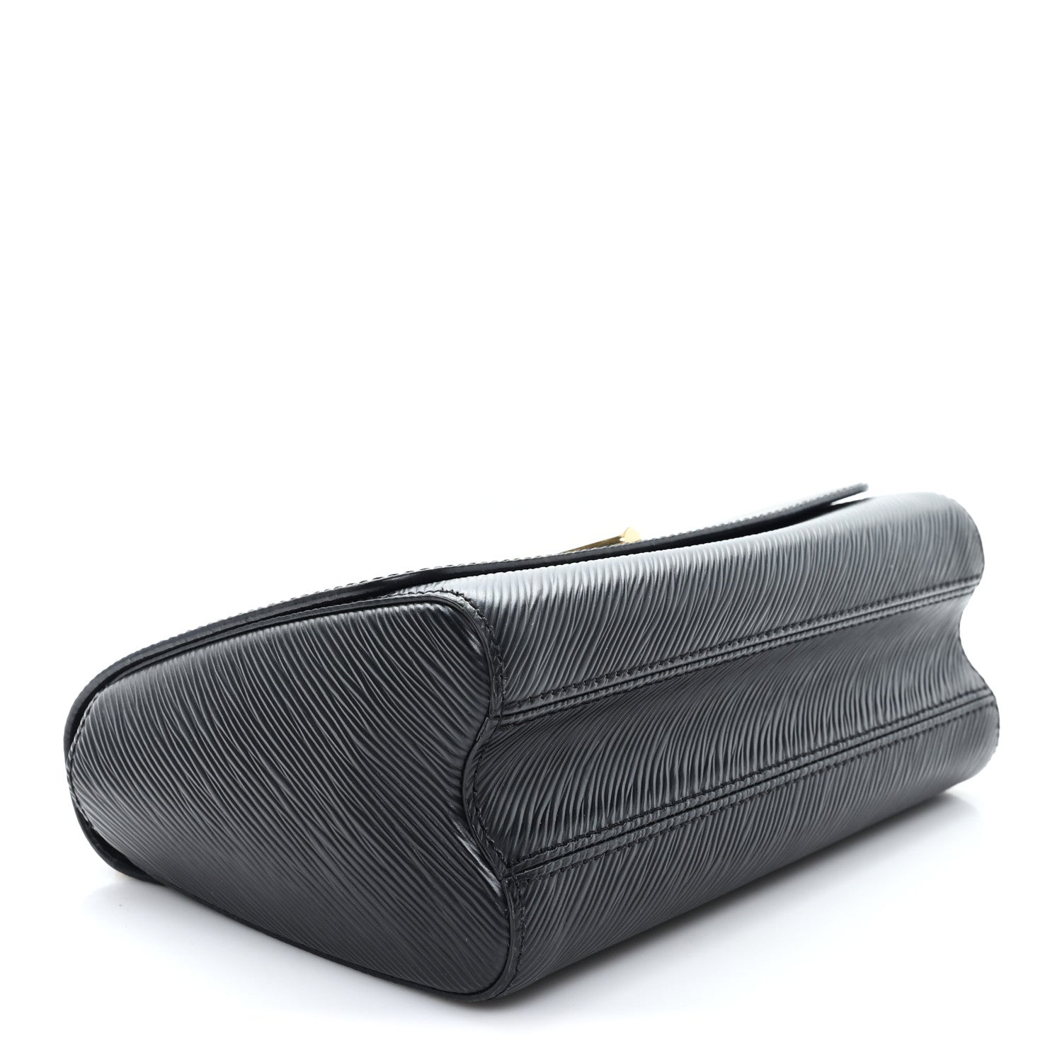 Louis Vuitton Epi Twist Braided Strap Shoulder Bag MM Black 4 of 9