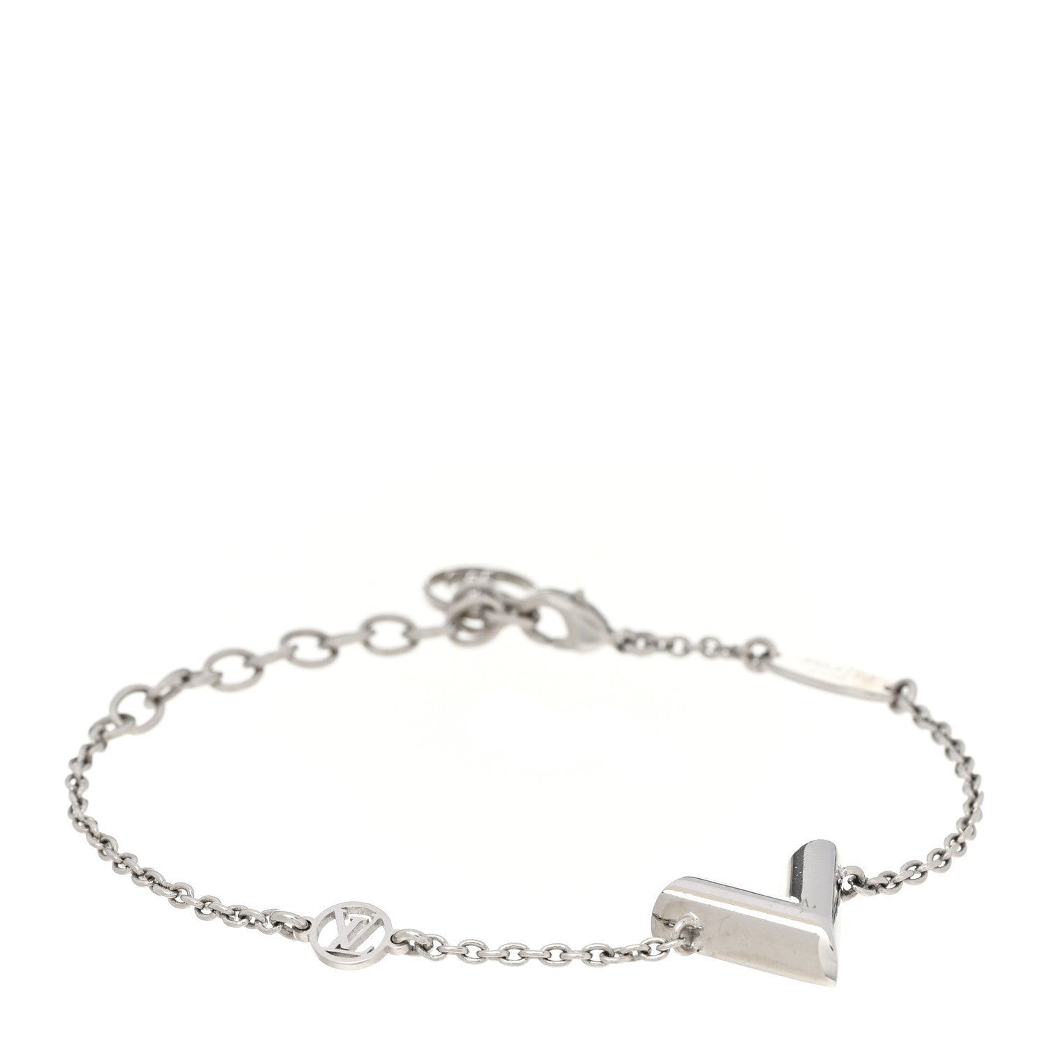 Louis Vuitton Essential V Supple Bracelet Silver 1 of 4