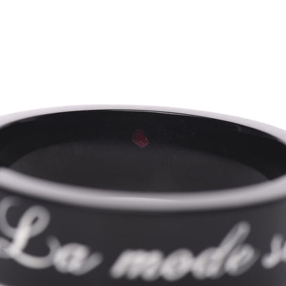 Chanel Resin Coco Bangle Bracelet Black 4 of 6