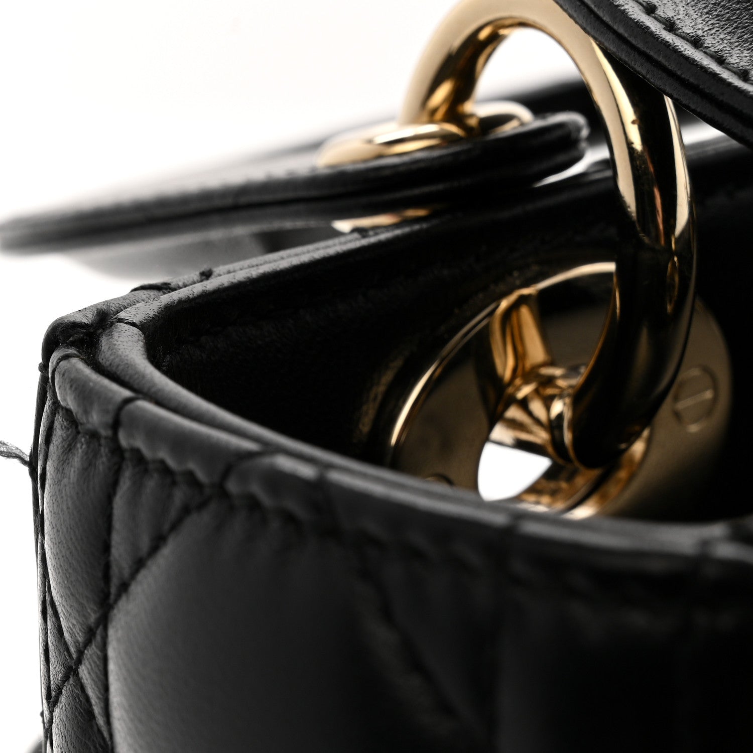 Christian Dior Lambskin Cannage Small My ABCDior Lady Dior Black 11 of 14