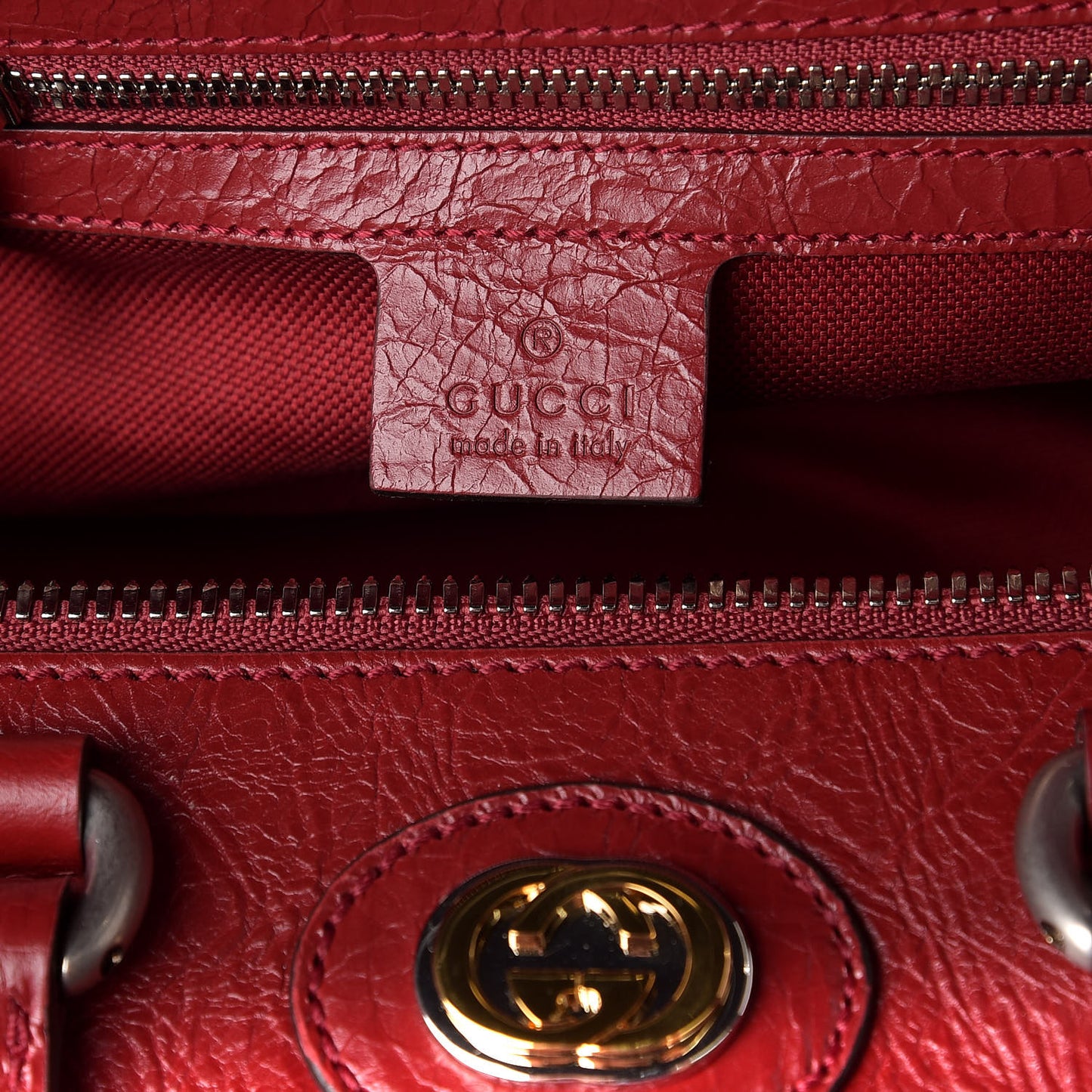 Fluffy Calfskin Morpheus Convertible Backpack Red