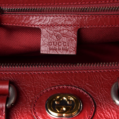 Gucci Fluffy Calfskin Morpheus Convertible Backpack Red 8 of 10