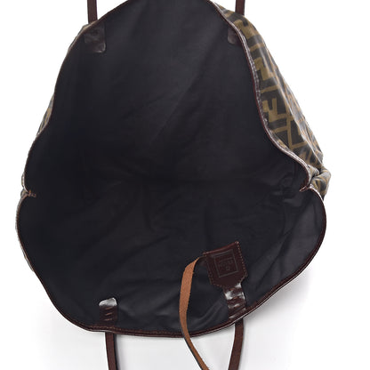 Fendi Zucca Medium Roll Tote Tobacco 6 of 14