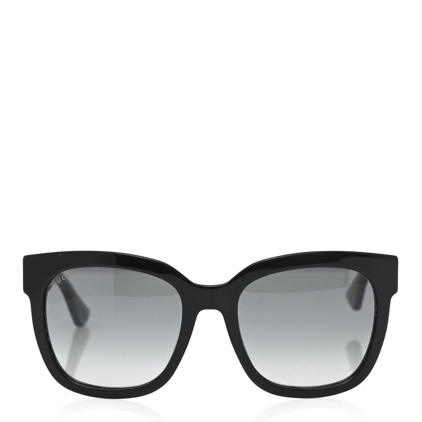 Acetate Square Frame Web Glitter Sunglasses GG0034S Black Green