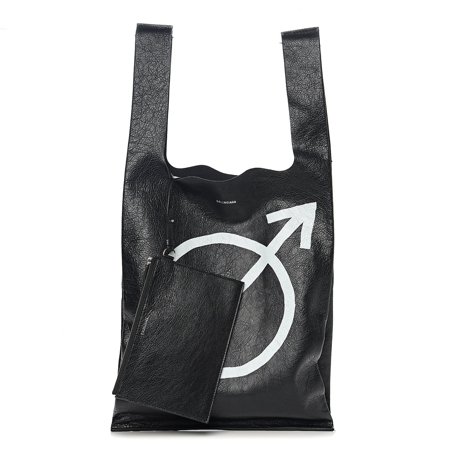 Balenciaga Agneau Arena All Gender M Supermarket Shopper Black White 1 of 9