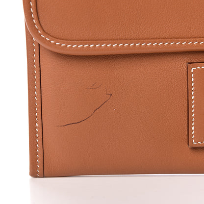 Hermes Swift Jige Duo Clutch Toffee 9 of 9