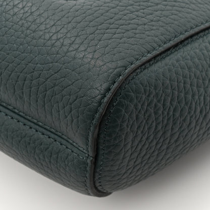 Mulberry Heavy Grain Calfskin Small Lily Flap Mulberry Green 11 of 11