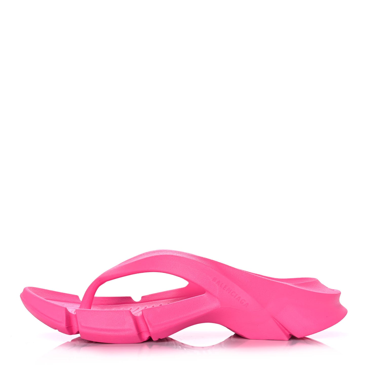 Rubber Womens Mold Thong Sandals 36 Fluo Pink