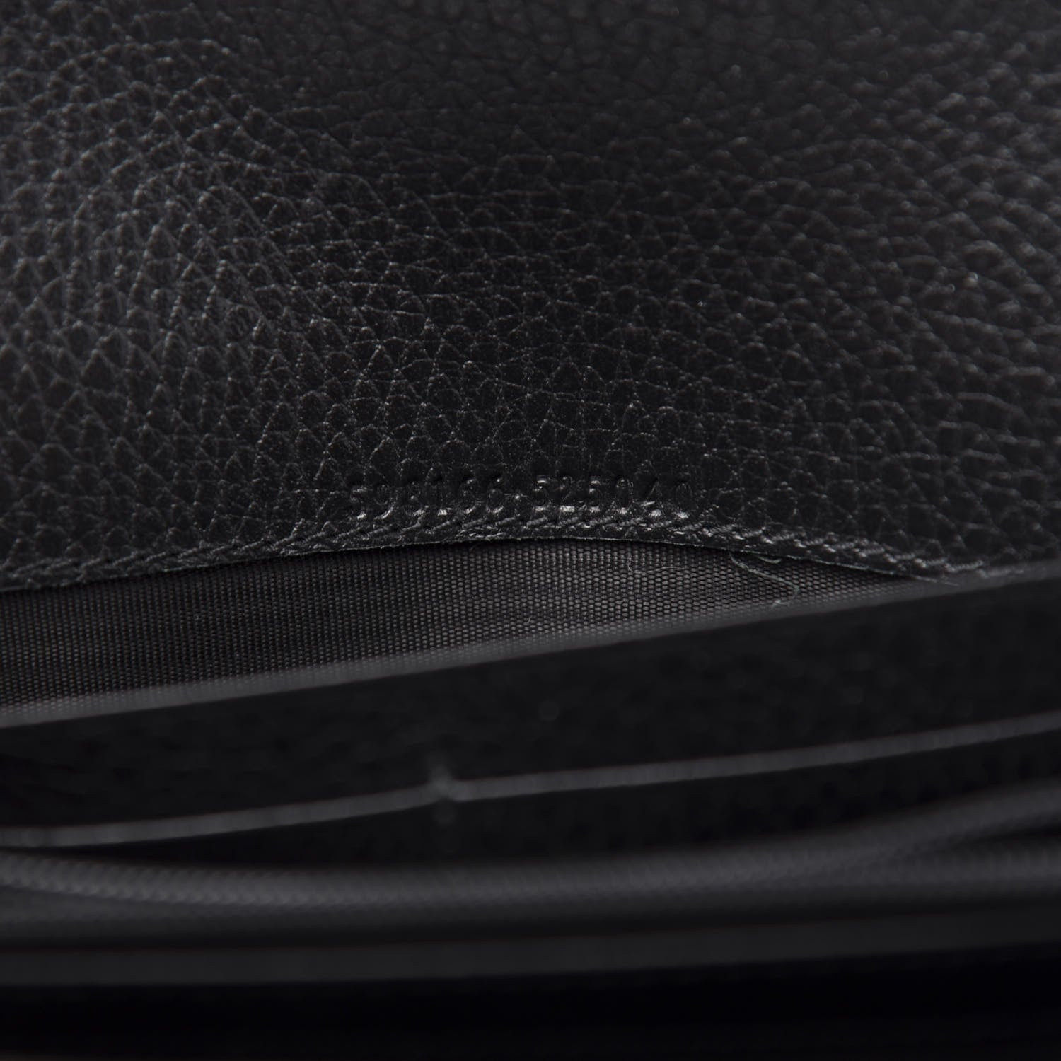 Gucci Pebbled Calfskin Icon Continental Wallet Black 7 of 10