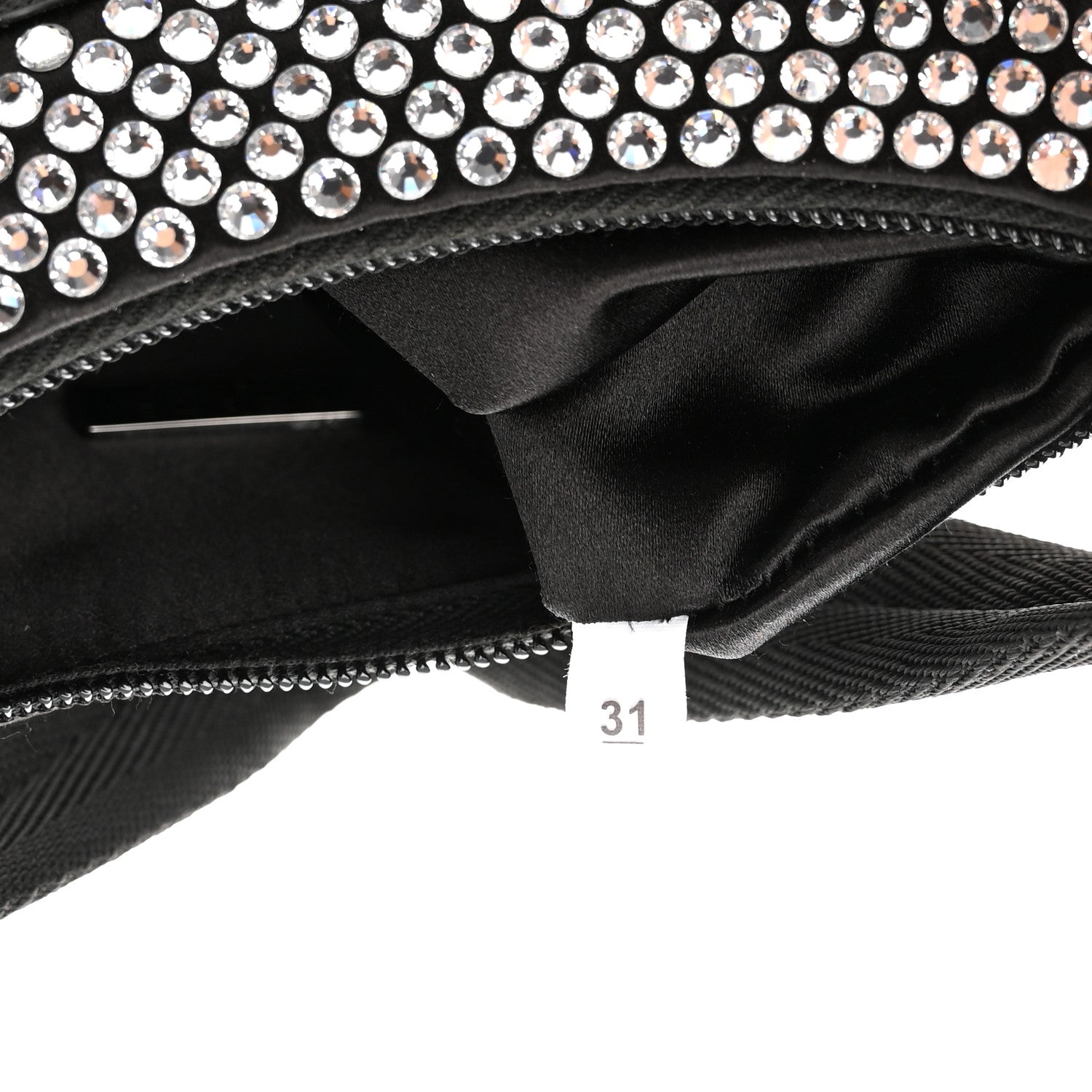 Prada Satin Crystal Mini Re-Edition 2000 Bag Cristal 7 of 10