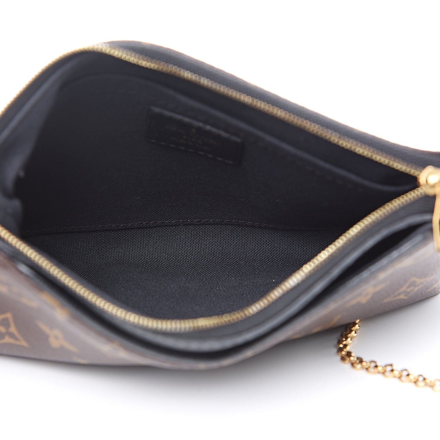 Louis Vuitton Monogram Pallas Clutch Black 4 of 11