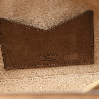Alaia Nubuck Medium Le Teckel Bag Terre D'Ombre 7 of 10