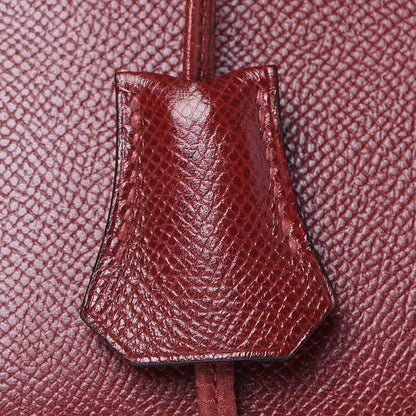Hermes Courchevel Kelly Sellier 32 Rouge H 10 of 39