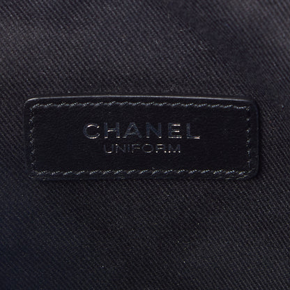 Chanel Calfskin Quilted Waist Belt Bag Black 9 of 10