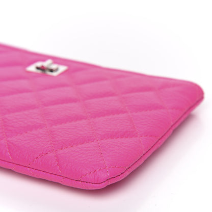 Chanel Goatskin Quilted Medium Reissue Cosmetic Case Pink 9 of 10