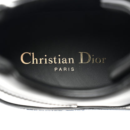 Christian Dior Calfskin Suede Logo Sneakers 40 Black 7 of 9