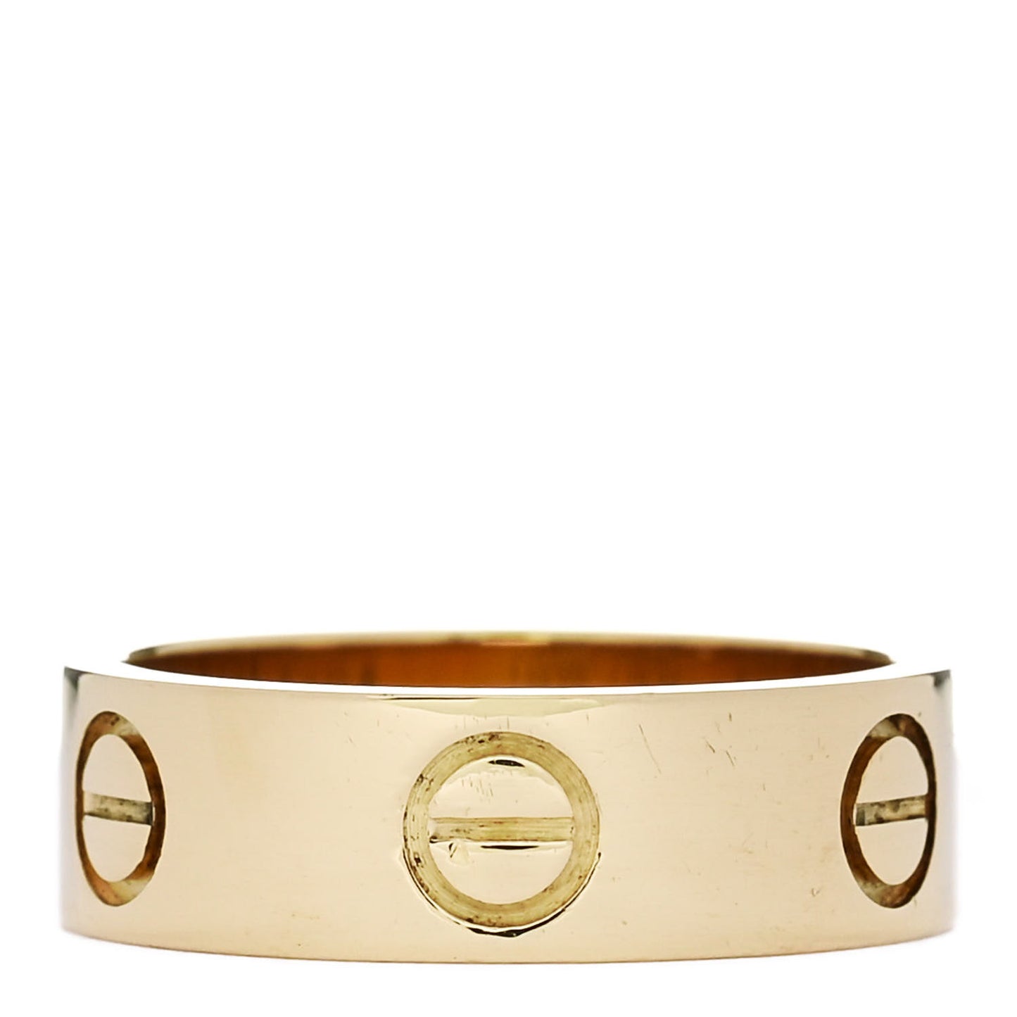 18K Yellow Gold 5.5mm LOVE Ring 50 5.25