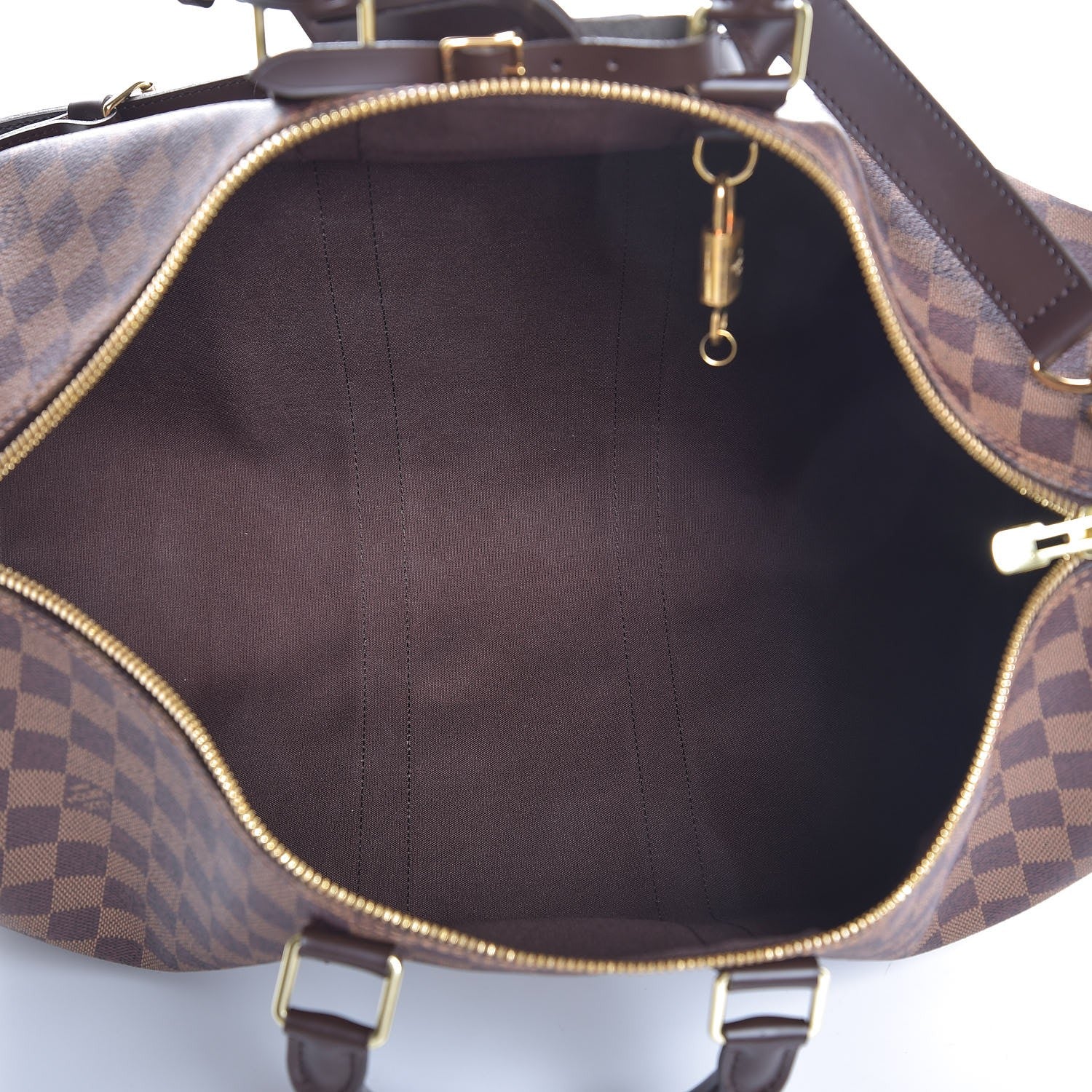 Louis Vuitton Damier Ebene Keepall Bandouliere 45 6 of 9