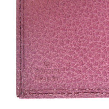 Gucci Dollar Calfskin Swing Train Pass Card Case Peonia Flower 6 of 8