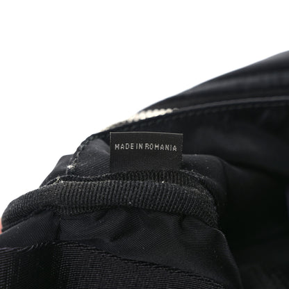 Prada Re-Nylon Triangle Quilted Padded Shoulder Bag Black 7 of 9