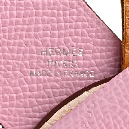 Hermes Ostrich Epsom Swift Birdy Bag Charm Mauve Sylvestre Nata Jaune Citron Magnolia Sesame 3 of 4