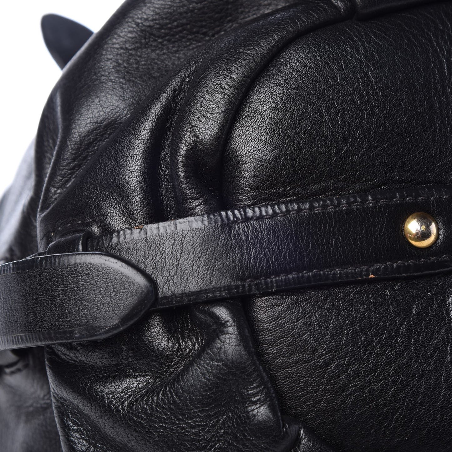 Soft Calf Shoulder Bag Black