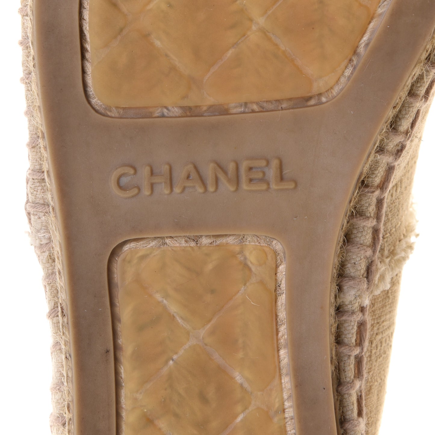 Canvas CC Espadrilles 40 Ecru Black