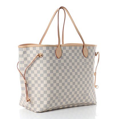 Louis Vuitton Damier Azur Neo Neverfull GM Rose Ballerine 5 of 15