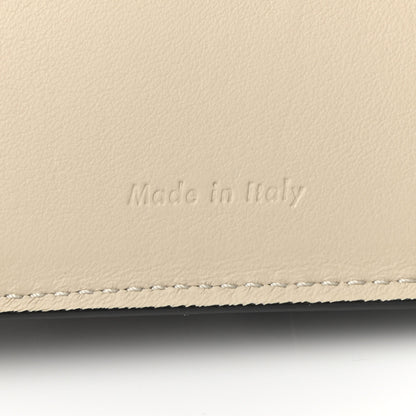 Celine Grained Calfskin Large Multifunction Strap Wallet Black Chalk 5 of 7