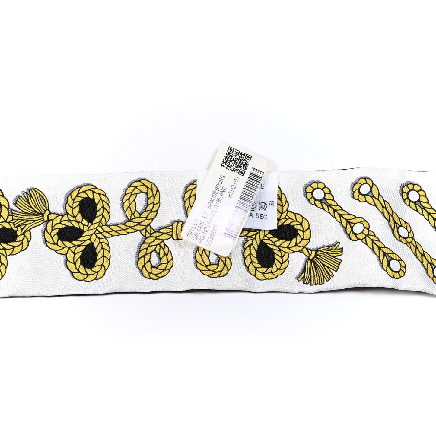Silk Galons Et Brandebourg Twilly Black Gold White