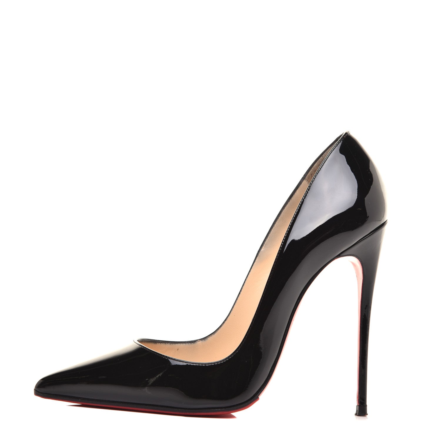 Christian Louboutin Patent So Kate 120 Pumps 38 Black 1 of 8